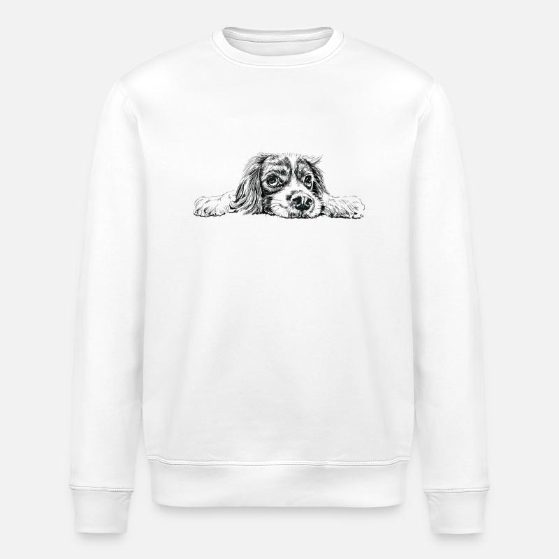 bester Freund - Stanley/Stella Unisex Bio-Sweatshirt ROLLER - Weiß
