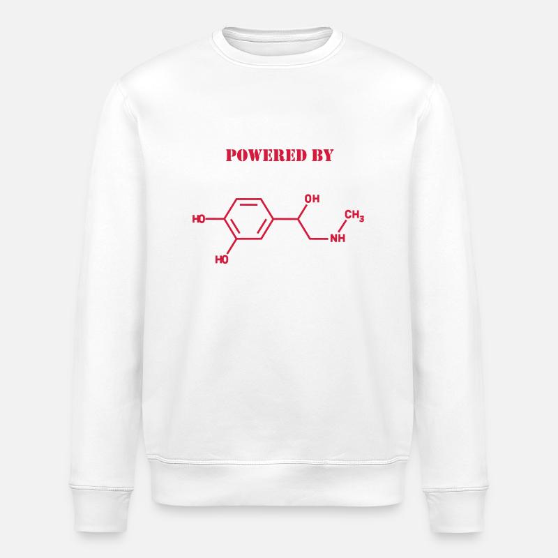 Präsentiert von Adrenalin - Stanley/Stella Unisex Bio-Sweatshirt ROLLER - Weiß