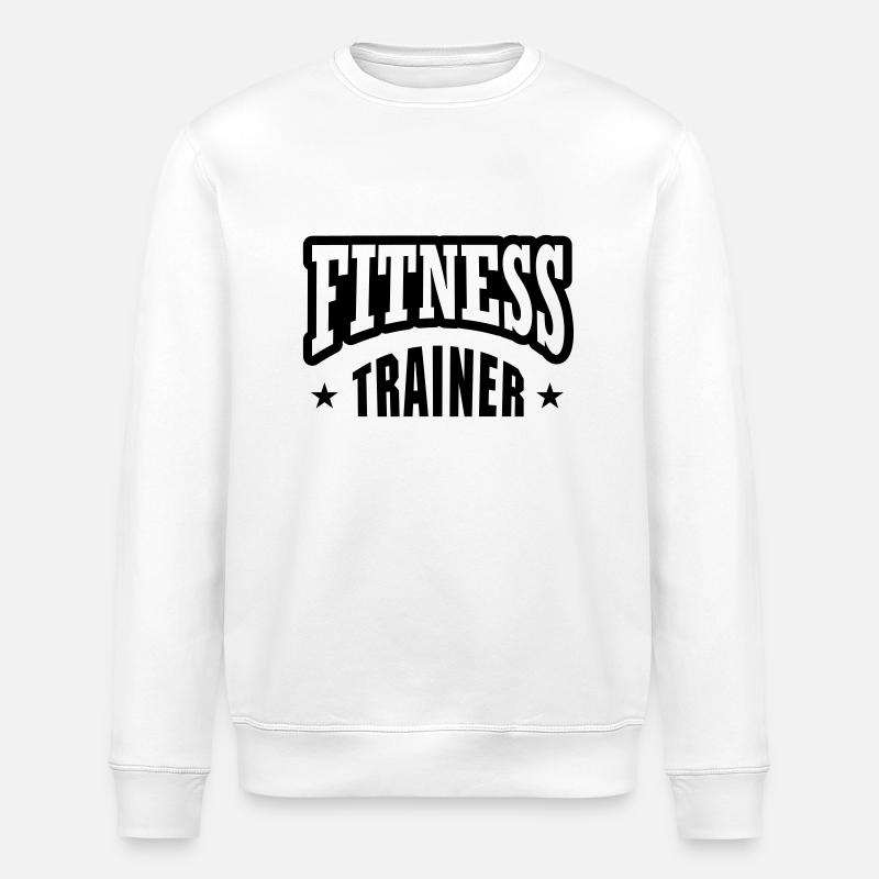 Entraîneur avec étoile - Sweat bio ROLLER Stanley/Stella Unisexe - blanc