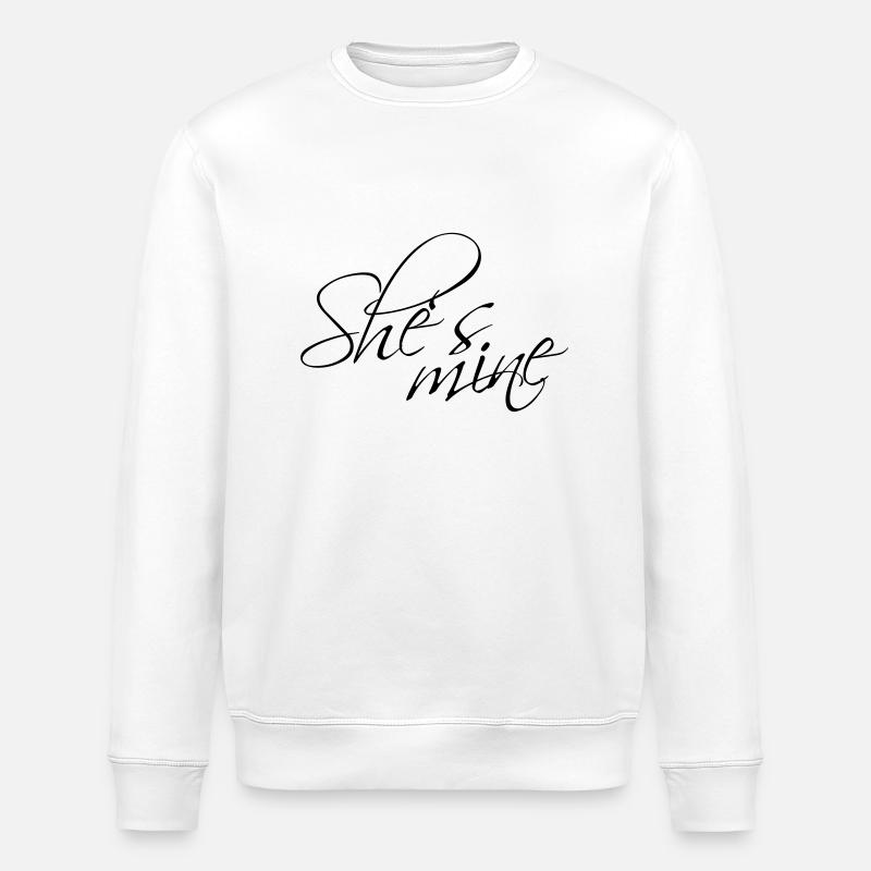 Shes mine - Stanley/Stella Unisex Bio-Sweatshirt ROLLER - Weiß