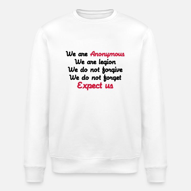 Anonymous - Stanley/Stella ROLLER Unisex Organic Sweatshirt - white