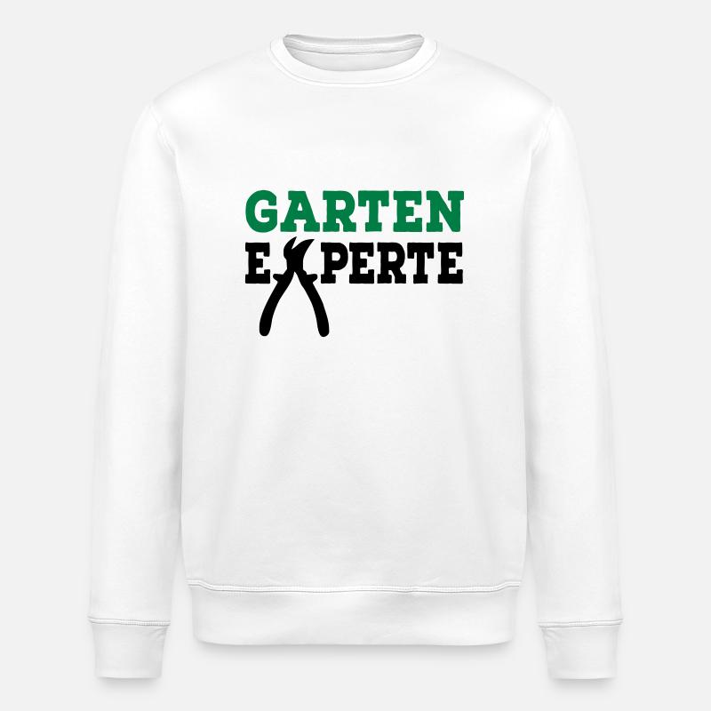 Expert de jardin - Sweat bio ROLLER Stanley/Stella Unisexe - blanc
