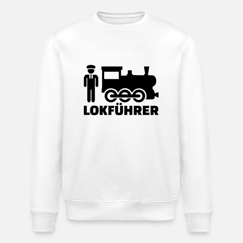 Lokführer - Stanley/Stella Unisex Bio-Sweatshirt ROLLER - Weiß