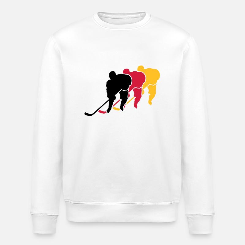 hockey sur glace - Sweat bio ROLLER Stanley/Stella Unisexe - blanc