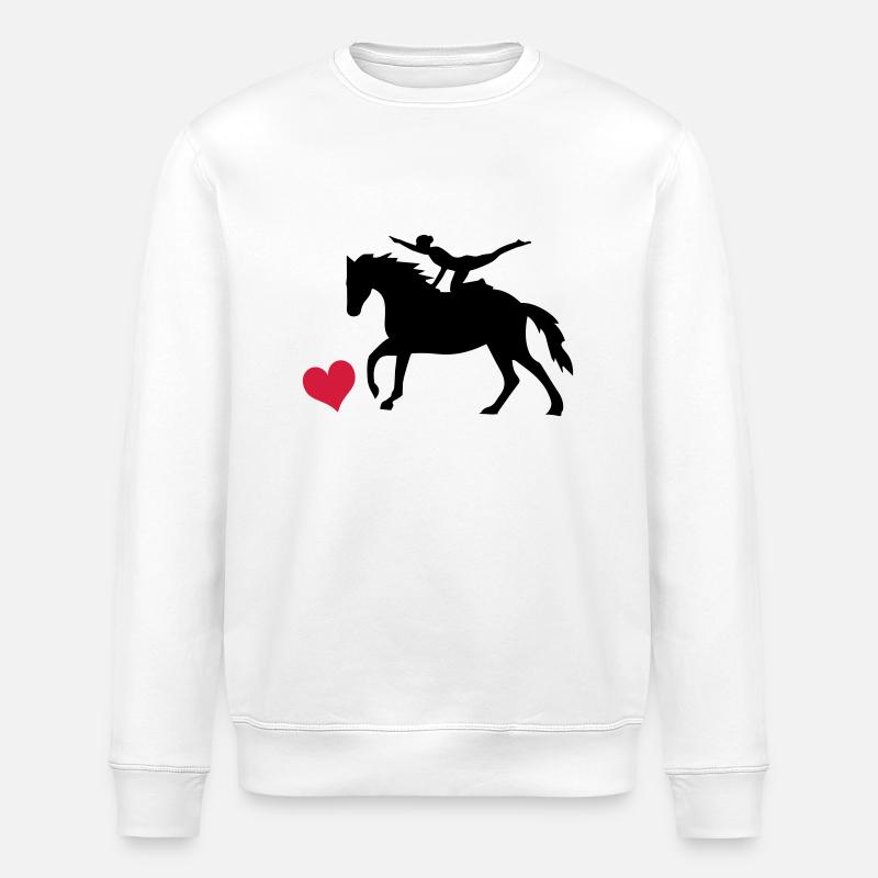 Vaulting - Stanley/Stella ROLLER Unisex Organic Sweatshirt - white