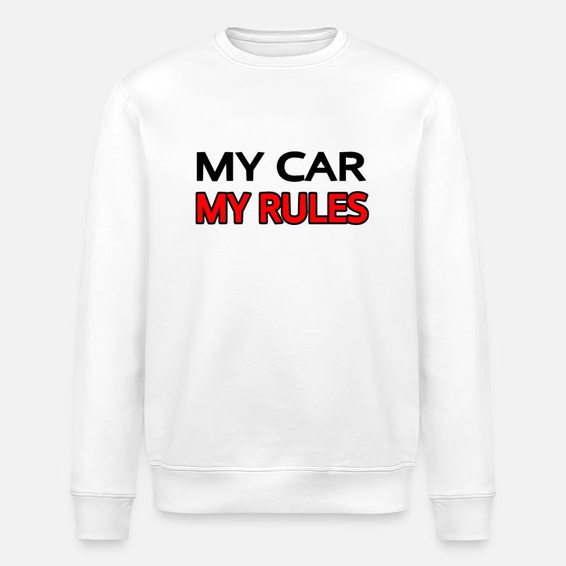 Voiture - Sweat bio ROLLER Stanley/Stella Unisexe - blanc