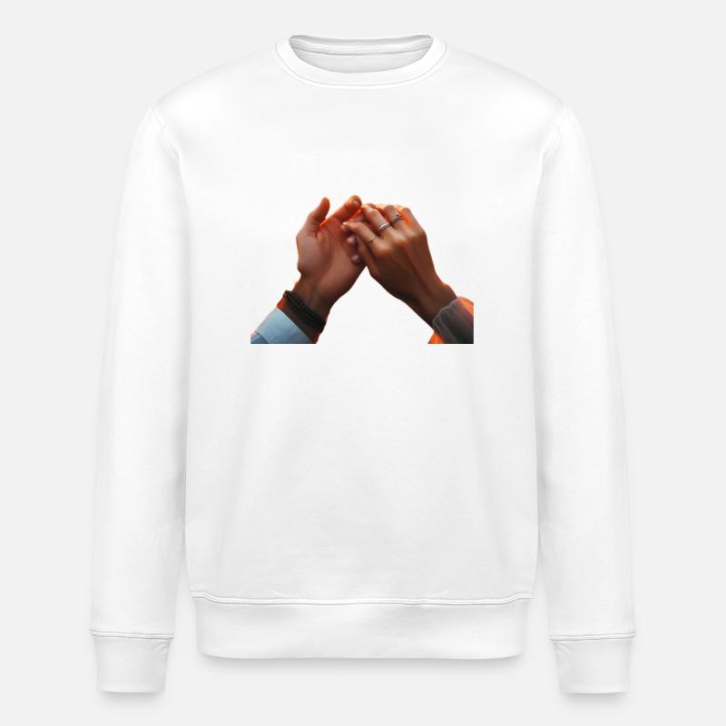 Main à main - Sweat bio ROLLER Stanley/Stella Unisexe - blanc