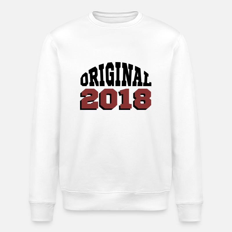 Original 2018 - Stanley/Stella ROLLER Unisex Organic Sweatshirt - white