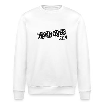 Hannover - 0511 - Vorwahl - Niedersachsen - Stanley/Stella Unisex Bio-Sweatshirt ROLLER - Weiß - Vorne - Nik (191cm)