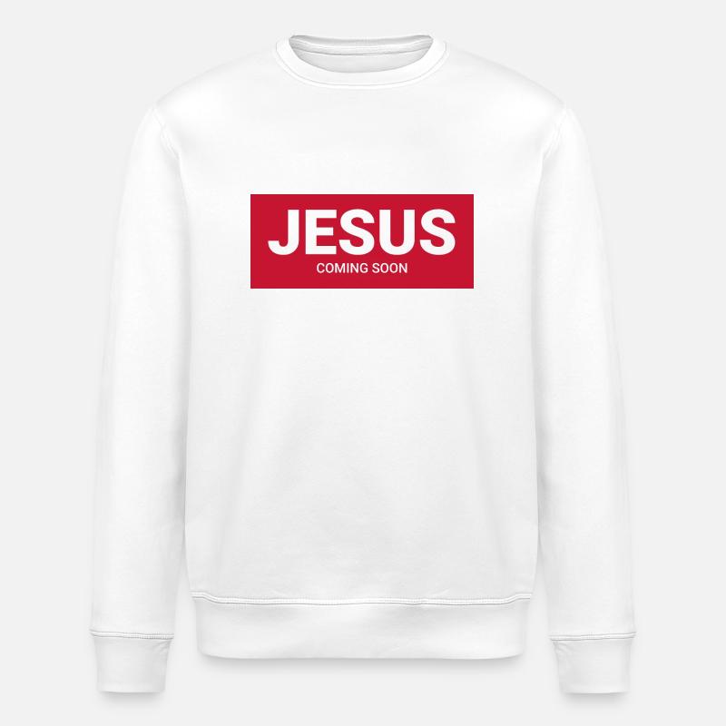 Jesus - Sweat bio ROLLER Stanley/Stella Unisexe - blanc