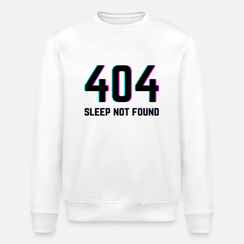 404 Schlaf Nicht gefunden - Stanley/Stella Unisex Bio-Sweatshirt ROLLER - Weiß