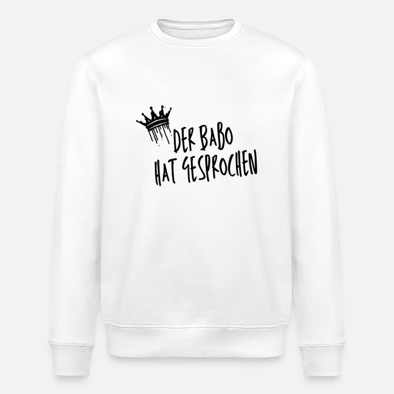 Babo - Stanley/Stella Unisex Bio-Sweatshirt ROLLER - Weiß