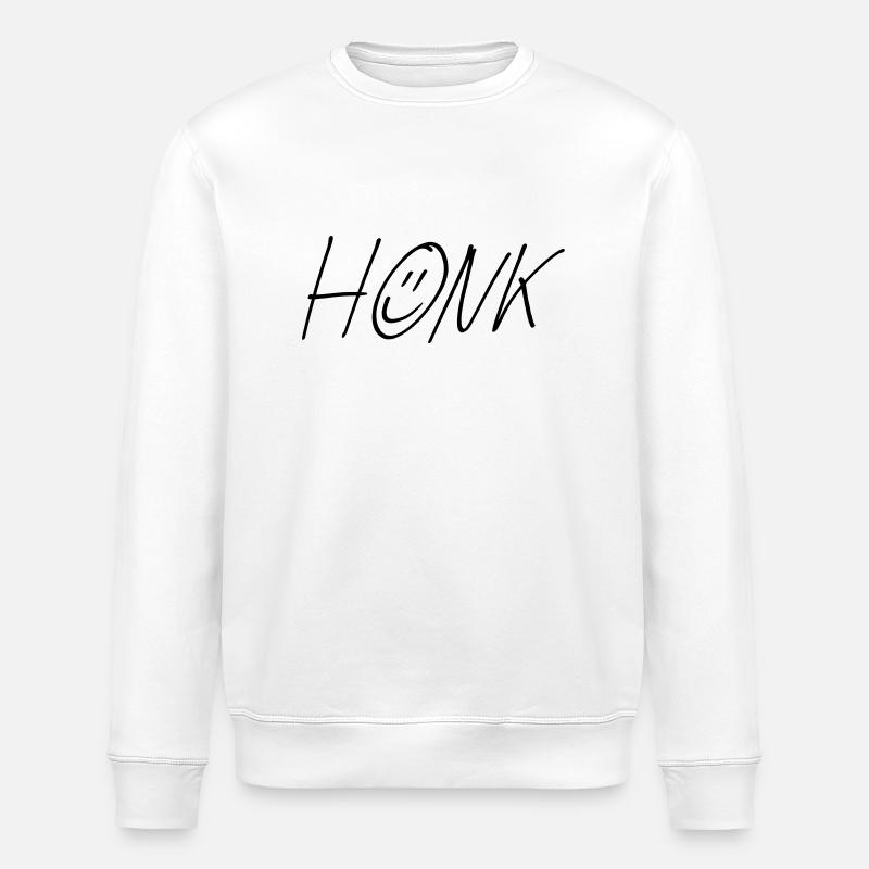 Der original HONK - Stanley/Stella Unisex Bio-Sweatshirt ROLLER - Weiß