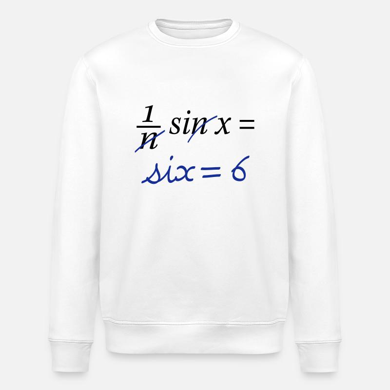 sinus - Stanley/Stella ROLLER Unisex Organic Sweatshirt - white