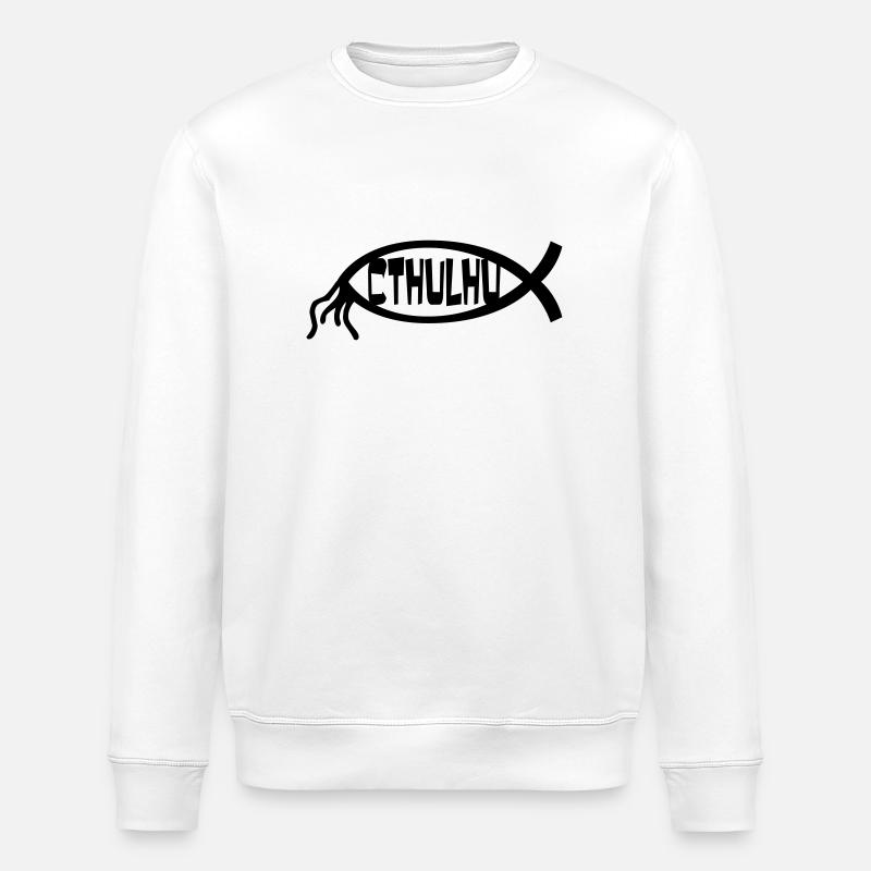 cthulhu - Stanley/Stella Unisex Bio-Sweatshirt ROLLER - Weiß