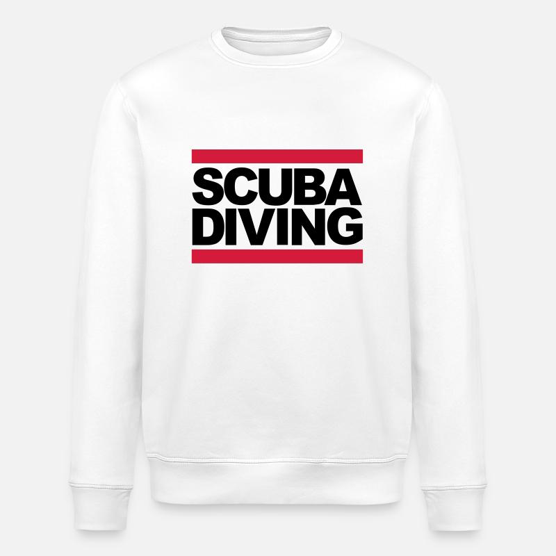 Scuba Diving - Stanley/Stella Unisex Bio-Sweatshirt ROLLER - Weiß