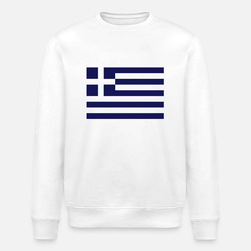 Grèce - Sweat bio ROLLER Stanley/Stella Unisexe - blanc