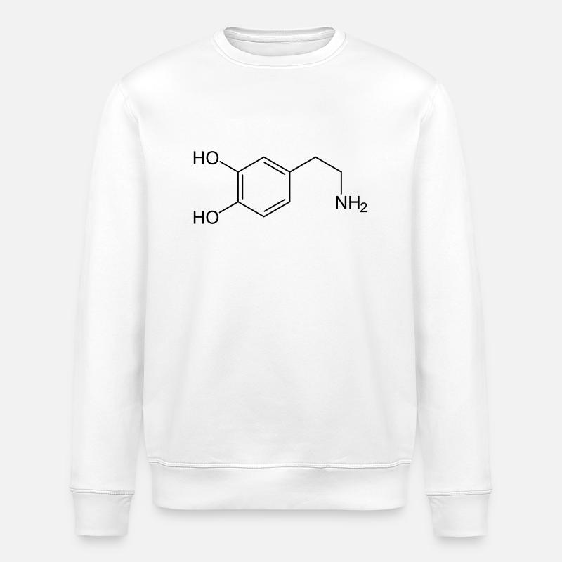 Dopamin - Stanley/Stella Unisex Bio-Sweatshirt ROLLER - Weiß