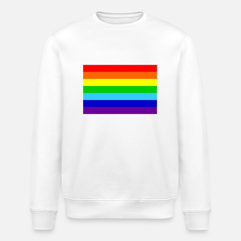 flag - Stanley/Stella ROLLER Unisex Organic Sweatshirt - white