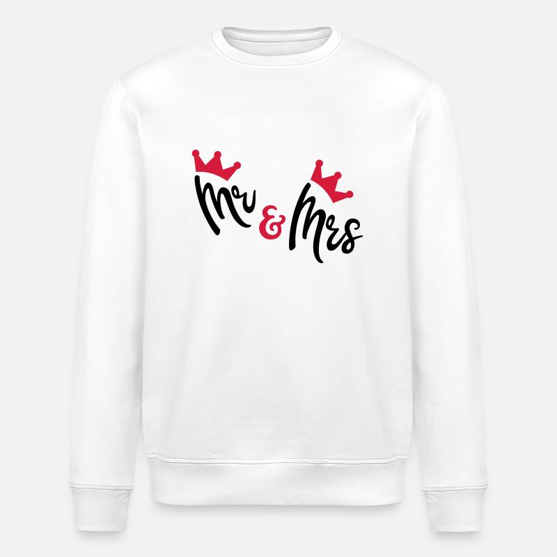 mariage - Sweat bio ROLLER Stanley/Stella Unisexe - blanc
