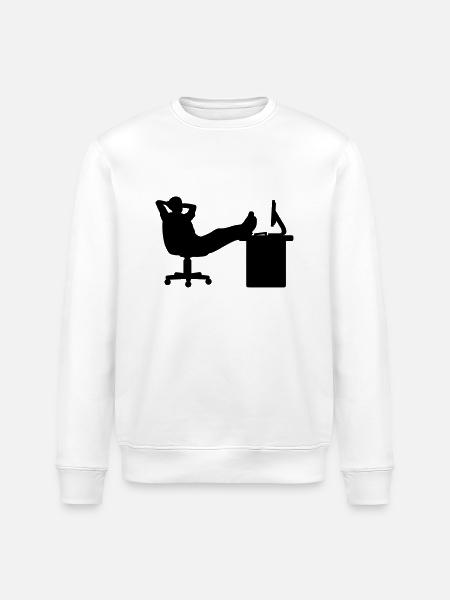Boss relax - Stanley/Stella Unisex Bio-Sweatshirt ROLLER - Weiß