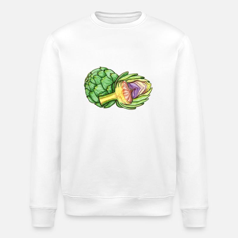 Artischocke - Stanley/Stella Unisex Bio-Sweatshirt ROLLER - Weiß