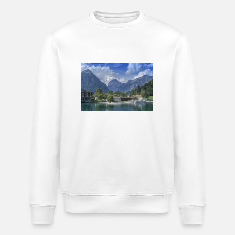 Bergblick - Stanley/Stella Unisex Bio-Sweatshirt ROLLER - Weiß