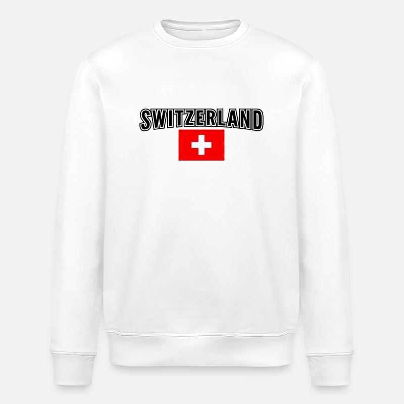 Suisse - Sweat bio ROLLER Stanley/Stella Unisexe - blanc