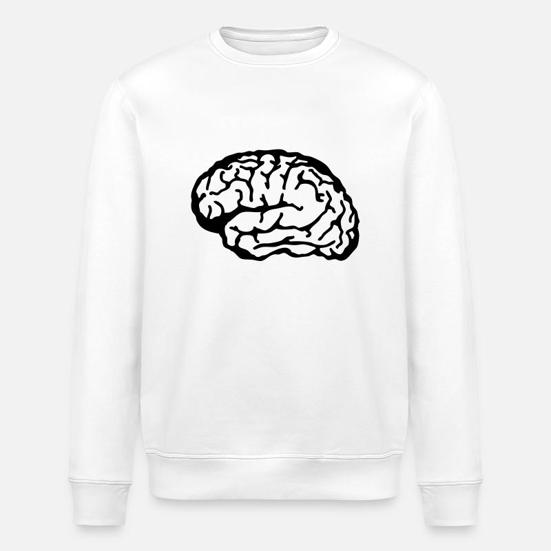 brain - Sweat bio ROLLER Stanley/Stella Unisexe - blanc