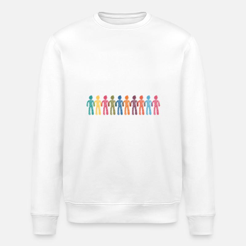 crowd - Stanley/Stella Unisex Bio-Sweatshirt ROLLER - Weiß