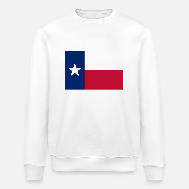 Texas - Stanley/Stella Unisex Bio-Sweatshirt ROLLER - Weiß
