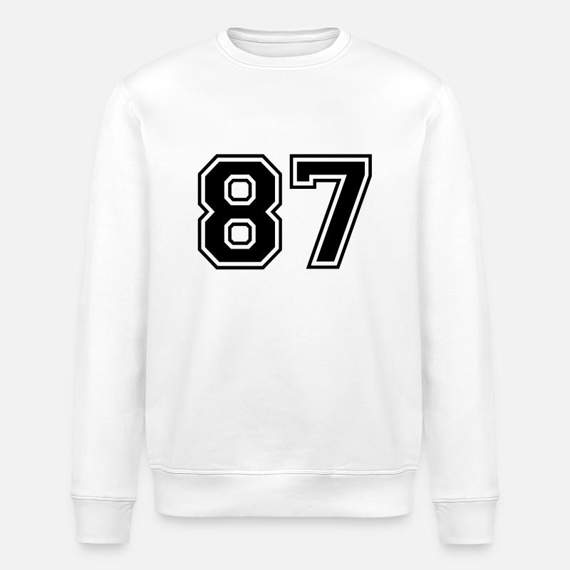 87 - Stanley/Stella ROLLER Unisex Organic Sweatshirt - white