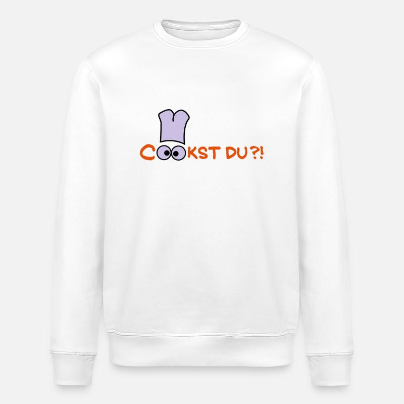 Vous cuisiner st? - Sweat bio ROLLER Stanley/Stella Unisexe - blanc