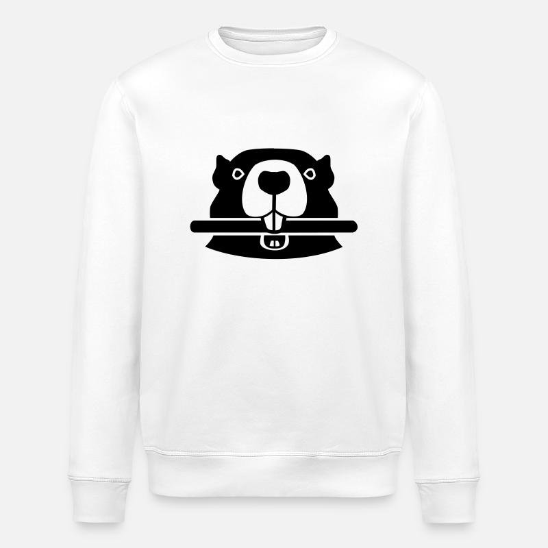 Biber - Stanley/Stella Unisex Bio-Sweatshirt ROLLER - Weiß