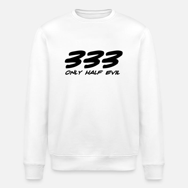 Half evil - Stanley/Stella Unisex Bio-Sweatshirt ROLLER - Weiß