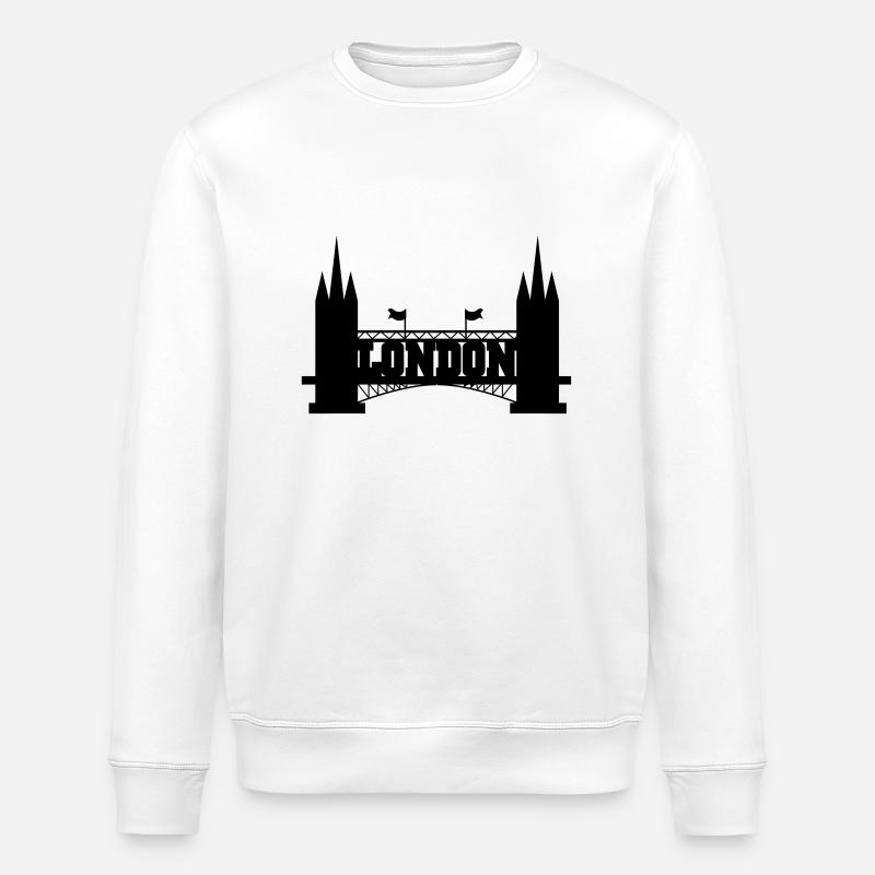 london - Stanley/Stella Unisex Bio-Sweatshirt ROLLER - Weiß