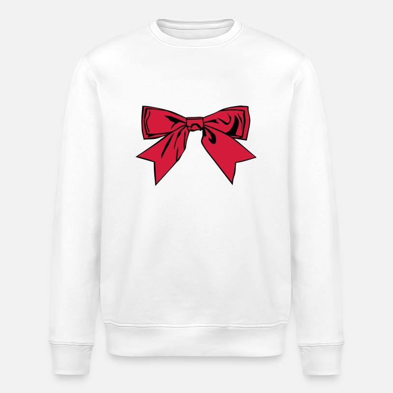 Schleife - Stanley/Stella Unisex Bio-Sweatshirt ROLLER - Weiß