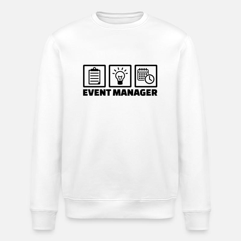 Event Manager - Stanley/Stella Unisex Bio-Sweatshirt ROLLER - Weiß