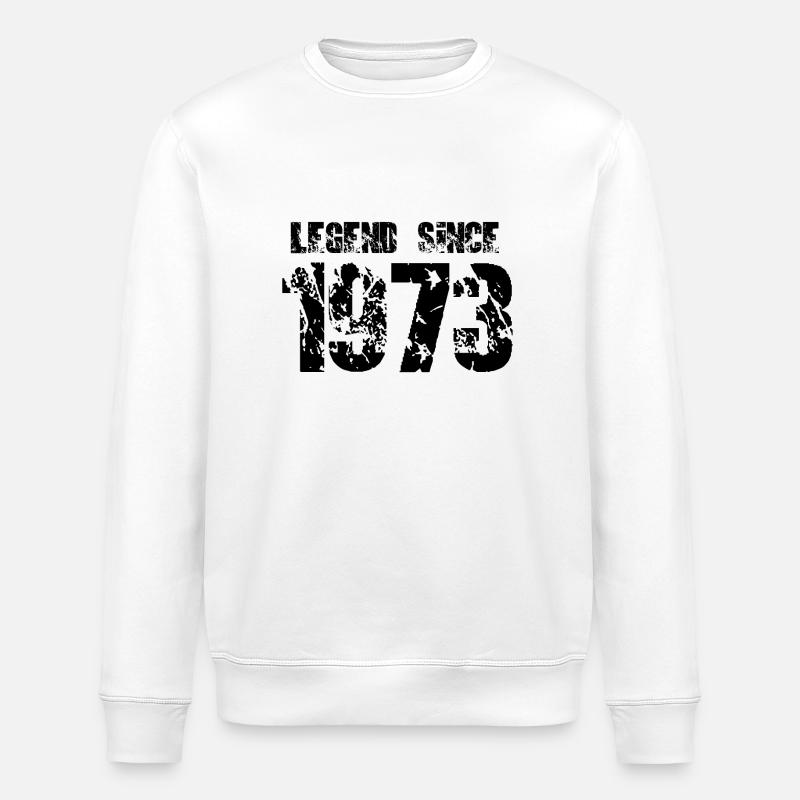 Légende depuis 1973 - Sweat bio ROLLER Stanley/Stella Unisexe - blanc