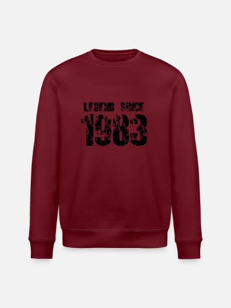 Legend since 1983 - Stanley/Stella Unisex Bio-Sweatshirt ROLLER - Weiß