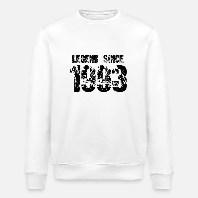 Legend since 1993 - Stanley/Stella Unisex Bio-Sweatshirt ROLLER - Weiß