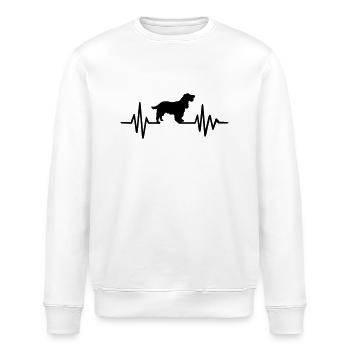 Cocker Spaniel - Stanley/Stella Unisex Bio-Sweatshirt ROLLER - Weiß - Vorne - Nik (191cm)
