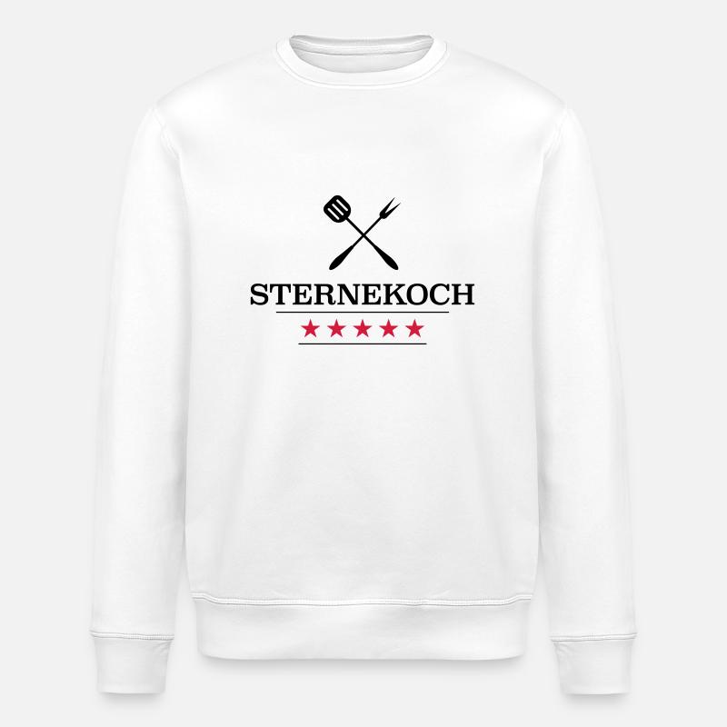 Sternekoch - Stanley/Stella Unisex Bio-Sweatshirt ROLLER - Weiß