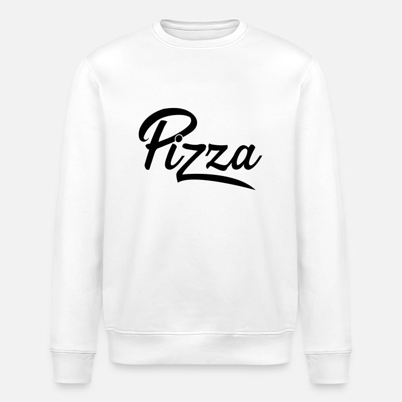 Pizza - Stanley/Stella Unisex Bio-Sweatshirt ROLLER - Weiß