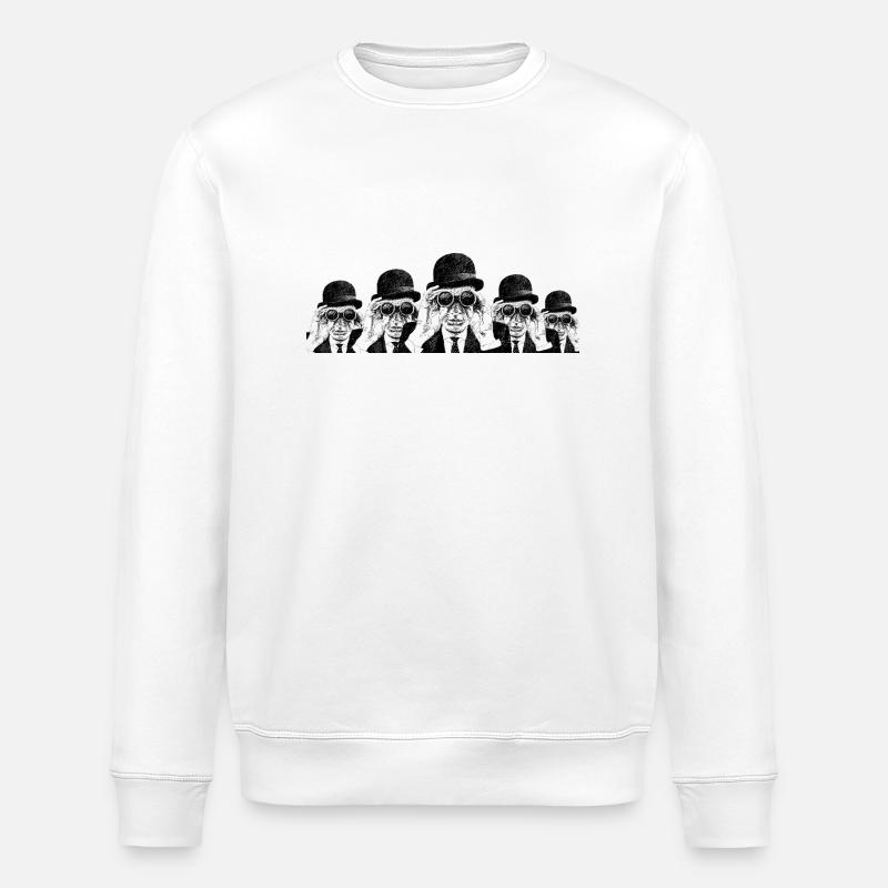 Lapins blancs - Sweat bio ROLLER Stanley/Stella Unisexe - blanc