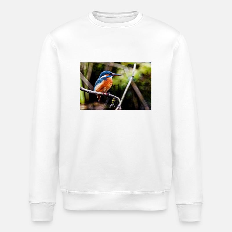 Eisvogel - Stanley/Stella Unisex Bio-Sweatshirt ROLLER - Weiß
