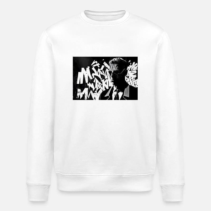 L agent #3 - Sweat bio ROLLER Stanley/Stella Unisexe - blanc