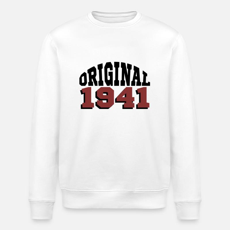 Original 1941 - Stanley/Stella Unisex Bio-Sweatshirt ROLLER - Weiß