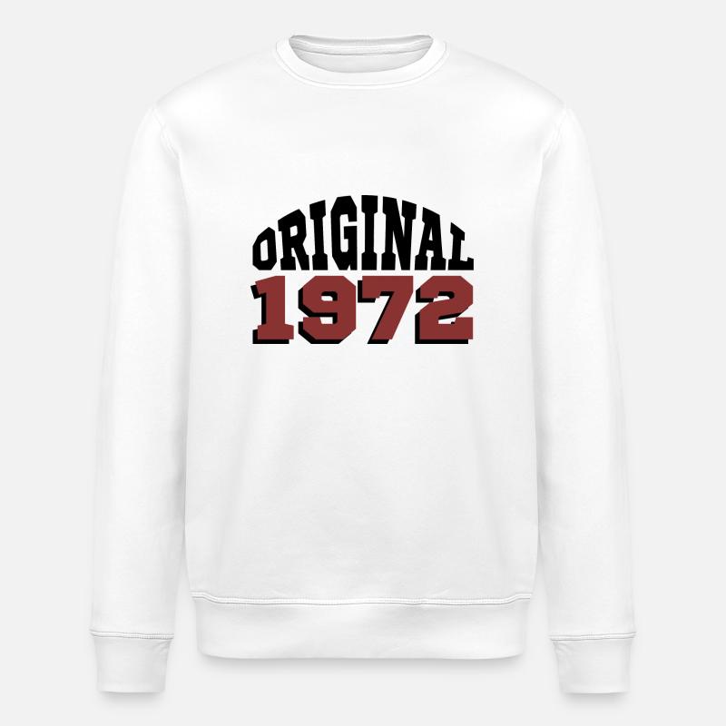 Original 1972 - Stanley/Stella Unisex Bio-Sweatshirt ROLLER - Weiß