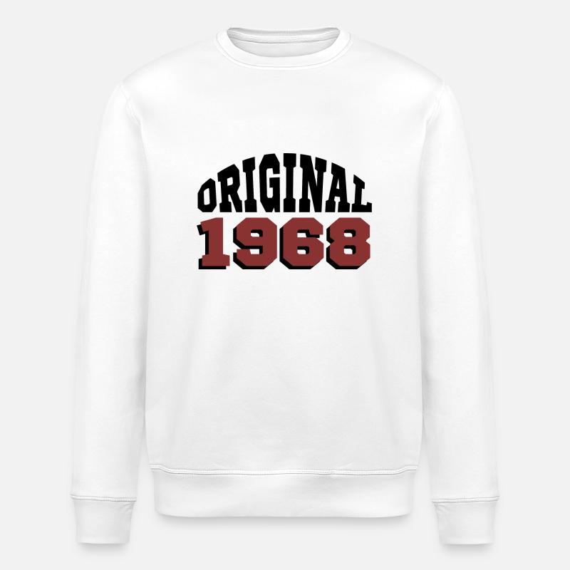Original 1968 - Stanley/Stella Unisex Bio-Sweatshirt ROLLER - Weiß